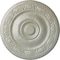 Ekena Millwork Neuveau Ceiling Medallion (Fits Canopies up to 6 3/8"), Hand-Painted Flash Copper, 24 1/4"OD x 2"P CM24NAFCS - alternate 1